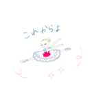バレエを踊る女の子（個別スタンプ：7）