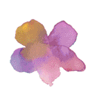 シンプルアートスタンプ FLOWER（個別スタンプ：4）