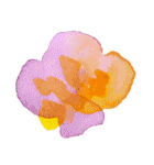 シンプルアートスタンプ FLOWER（個別スタンプ：6）