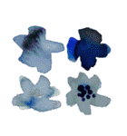 シンプルアートスタンプ FLOWER（個別スタンプ：21）