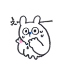 犬みたいなしろくま（個別スタンプ：4）