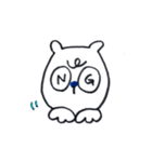 犬みたいなしろくま（個別スタンプ：8）