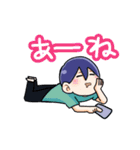 男子の会話8（個別スタンプ：11）