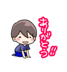 男子の会話8（個別スタンプ：15）