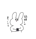 うさぎさんの日常(笑)（個別スタンプ：8）