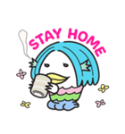 ゆるアマビエちゃん（個別スタンプ：1）