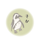 鉛筆ペンギン（個別スタンプ：33）