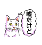 気持ちまる見えねこ（個別スタンプ：27）