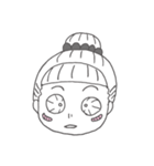 無言のメデルちゃん（個別スタンプ：1）