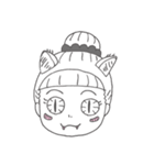 無言のメデルちゃん（個別スタンプ：23）