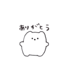 個体差のあるくまのぬいぐるみスタンプ（個別スタンプ：1）