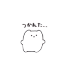 個体差のあるくまのぬいぐるみスタンプ（個別スタンプ：21）