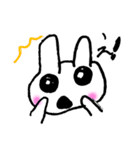ゆるゆるゆるうさぎ（個別スタンプ：1）
