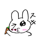 ゆるゆるゆるうさぎ（個別スタンプ：9）