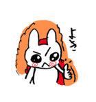 ゆるゆるゆるうさぎ（個別スタンプ：16）