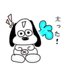 マーブル犬（個別スタンプ：4）