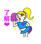 チアリーダーちゃん（個別スタンプ：1）