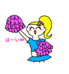 チアリーダーちゃん（個別スタンプ：21）