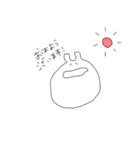 敬語のしろくてゆるいうさぎ(繊細)（個別スタンプ：2）