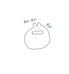 敬語のしろくてゆるいうさぎ(繊細)（個別スタンプ：15）