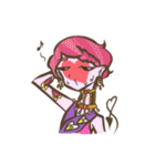 【創作】サイネリア（個別スタンプ：11）