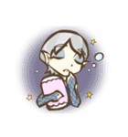 【創作】サイネリア（個別スタンプ：15）