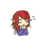 【創作】サイネリア（個別スタンプ：22）