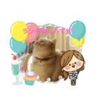 マンチカンのけまりちゃん3（個別スタンプ：21）