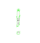 キュウリハンーデカ文字ー（個別スタンプ：4）