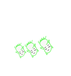 キュウリハンーデカ文字ー（個別スタンプ：5）