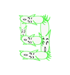 キュウリハンーデカ文字ー（個別スタンプ：31）