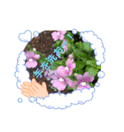 お花で遊ぼう12（個別スタンプ：3）