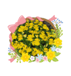 お花で遊ぼう12（個別スタンプ：6）