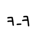 ハングルの絵文字スタンプ（個別スタンプ：12）