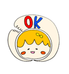 こめこちゃんの、まあるい毎日（個別スタンプ：4）