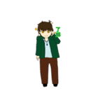 ぴょこぴょこコンビ オリジナル（個別スタンプ：5）