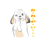 垂れ耳ウサギの日常（個別スタンプ：10）