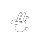 誰がなんと言おうとこれはうさぎ（個別スタンプ：4）