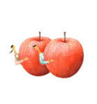 リンゴとふたり（個別スタンプ：17）