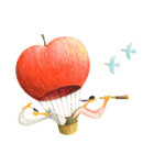 リンゴとふたり（個別スタンプ：30）