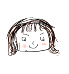 外はねボブの女の子（個別スタンプ：1）