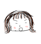 外はねボブの女の子（個別スタンプ：3）
