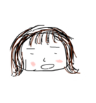 外はねボブの女の子（個別スタンプ：4）