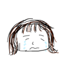 外はねボブの女の子（個別スタンプ：6）