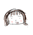 外はねボブの女の子（個別スタンプ：7）