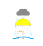 ぼんてん鳥とわたげちゃん（個別スタンプ：15）