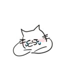 走り書きネコ1（個別スタンプ：3）