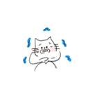 走り書きネコ1（個別スタンプ：6）