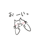 走り書きネコ1（個別スタンプ：14）