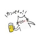 走り書きネコ1（個別スタンプ：24）